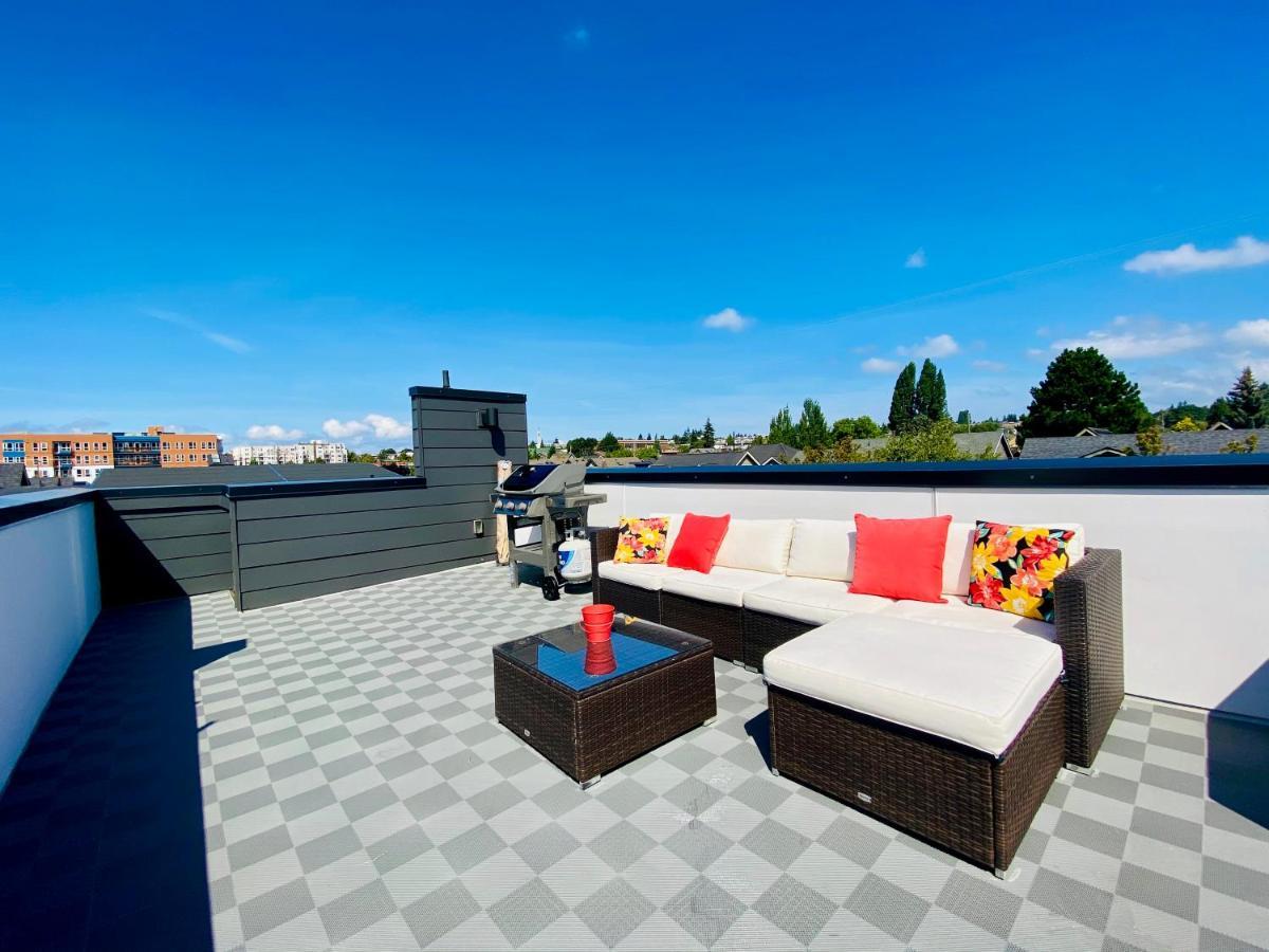 Modern Ballard Townhouse - 92 Walkscore & Rooftop! 시애틀 외부 사진